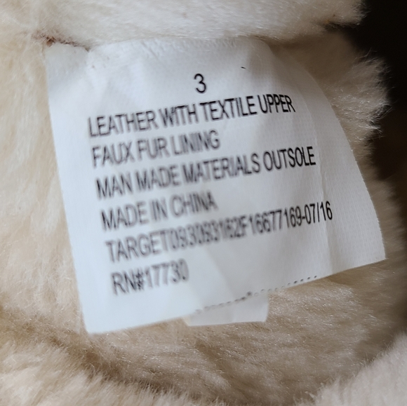 Fringed Boot with Fur Lining (Youth), Size 3 - Picture 7 of 7